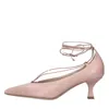 Casadei With Heel Pink In Rosa Chiari E Naturali
