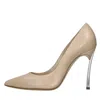 Casadei With Heel Pink In Rosa Chiari E Naturali