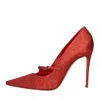 Casadei With Heel Red In Rosso Vivaci