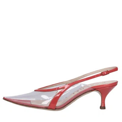 Casadei With Heel Red In Rosso Vivaci