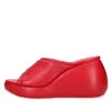 Casadei With Heel Red In Rosso Vivaci