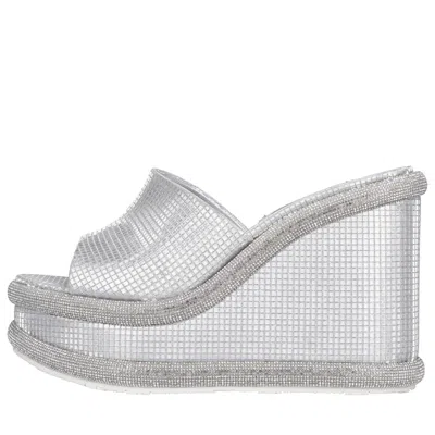 Casadei With Heel Silver In Argento Chiari E Naturali