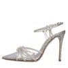 Casadei With Heel Silver In Argento Chiari E Naturali