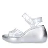 Casadei With Heel Silver In Argento Chiari E Naturali
