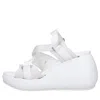 Casadei With Heel White In Bianco Chiari E Naturali