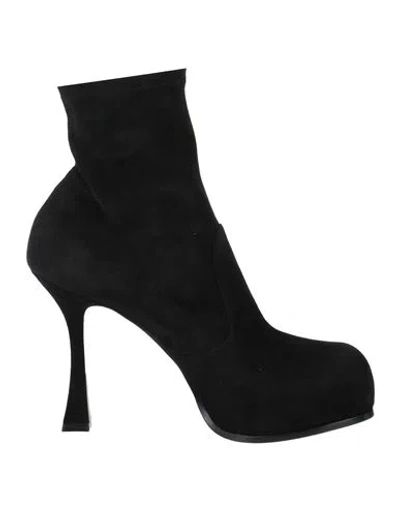 Casadei Woman Ankle Boots Black Size 6 Leather
