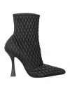 Casadei Woman Ankle Boots Black Size 7 Leather