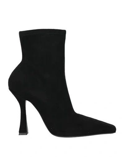 Casadei Woman Ankle Boots Black Size 7 Leather
