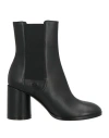 Casadei Woman Ankle Boots Black Size 7.5 Leather