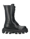 Casadei Woman Ankle Boots Black Size 8 Calfskin In Black