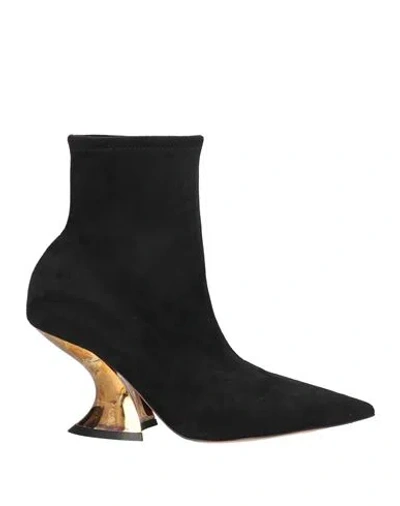Casadei Woman Ankle Boots Black Size 8 Leather