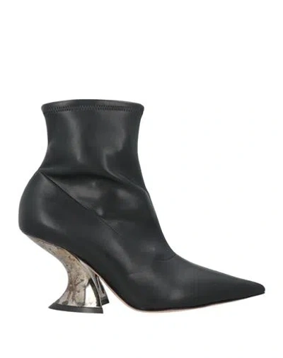 Casadei Woman Ankle Boots Black Size 8 Leather