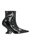 Casadei Woman Ankle Boots Black Size 8 Textile Fibers
