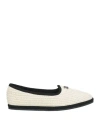Casadei Flat Shoes Pink In White