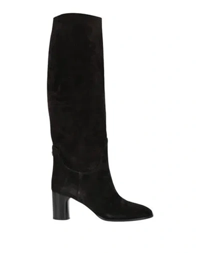 Casadei Woman Boot Black Size 11 Leather