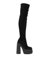 Casadei Woman Boot Black Size 11 Soft Leather In Black