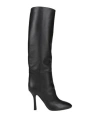 Casadei Woman Boot Black Size 7 Leather, Textile Fibers In Black