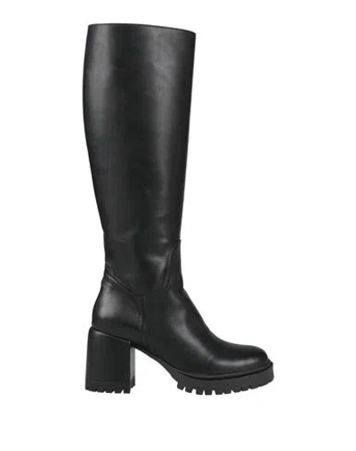 Casadei Woman Boot Black Size 7.5 Leather