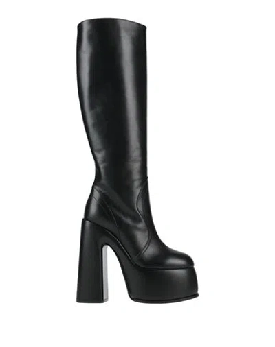 Casadei Woman Boot Black Size 8 Calfskin