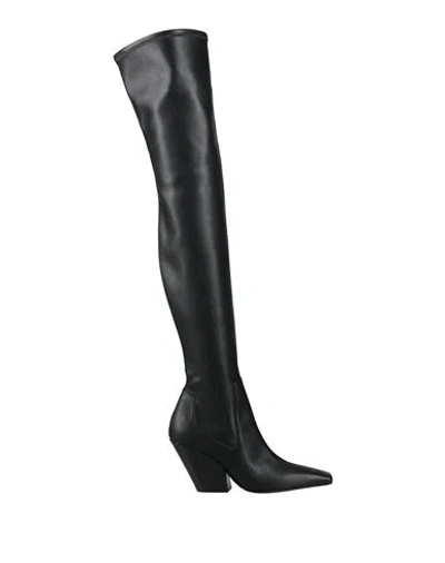 Casadei Woman Boot Black Size 8 Leather