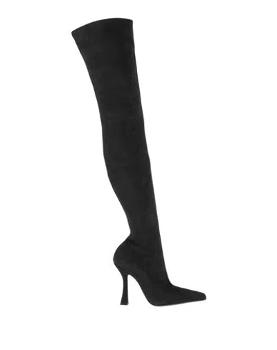 Casadei Woman Boot Black Size 8 Leather