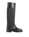 Casadei Dome Quilted Riding Boots In Black
