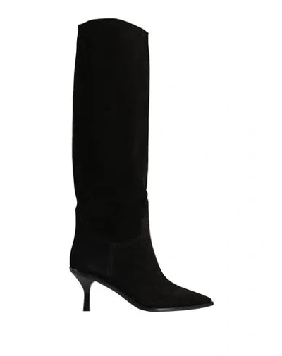 Casadei Woman Boot Black Size 8 Leather
