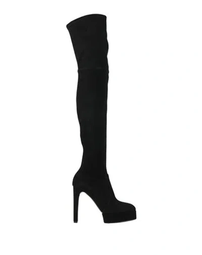 Casadei Woman Boot Black Size 8 Leather