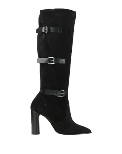 Casadei Woman Boot Black Size 8 Soft Leather