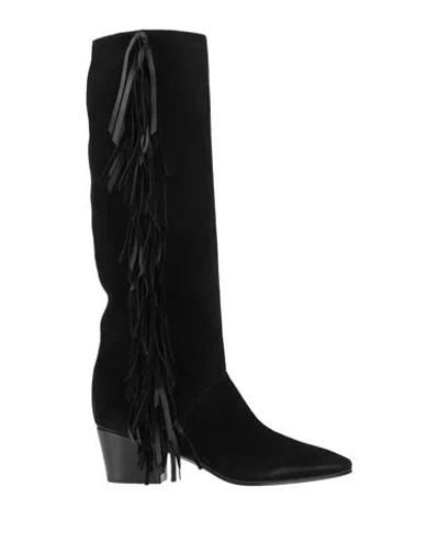 Casadei Woman Boot Black Size 9 Leather