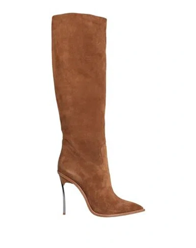 Casadei Woman Boot Brown Size 6 Leather