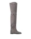 Casadei Knee Boots In Grey