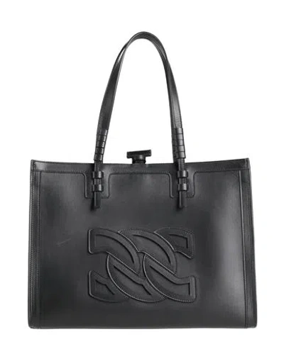 Casadei Woman Handbag Black Size - Calfskin