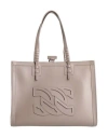 Casadei Woman Handbag Taupe Size - Calfskin
