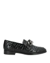 Casadei Woman Loafers Black Size 5 Leather