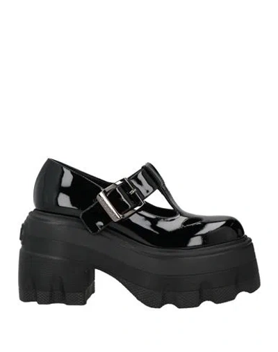Casadei Woman Loafers Black Size 8 Leather