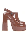 Casadei Woman Mules & Clogs Brown Size 5.5 Leather
