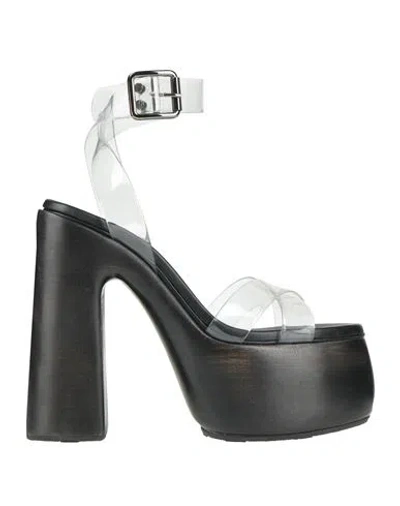Casadei Woman Sandals Transparent Size 6 Plastic