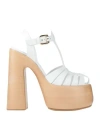 Casadei Woman Mules & Clogs White Size 11 Leather