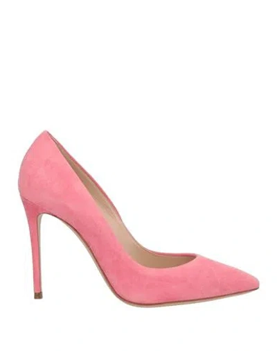 Casadei Woman Pumps Antique Rose Size 5.5 Leather In Pink