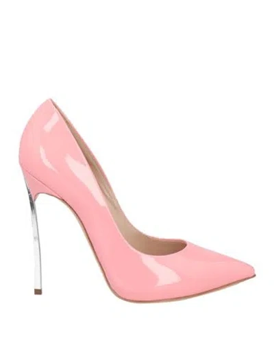 Casadei Woman Pumps Antique Rose Size 7.5 Leather In Pink