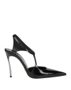 Casadei Woman Pumps Black Size 7 Leather In Black