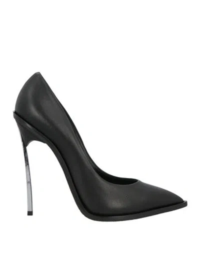 Casadei Woman Pumps Black Size 5 Leather