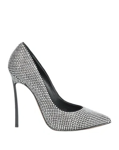 Casadei Woman Pumps Black Size 6 Soft Leather