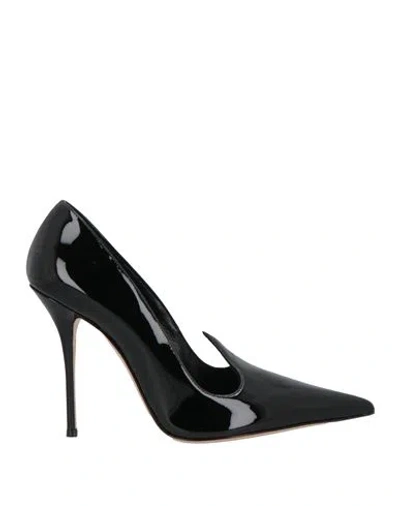 Casadei Woman Pumps Black Size 6.5 Leather