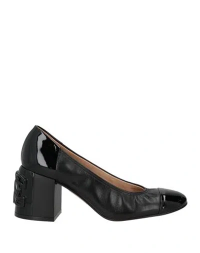 Casadei Woman Pumps Black Size 7 Leather