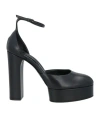 Casadei Woman Pumps Black Size 8 Leather