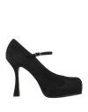 Casadei Woman Pumps Black Size 8 Leather