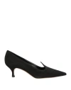 Casadei Woman Pumps Black Size 8 Leather