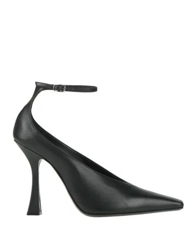 Casadei Woman Pumps Black Size 8 Leather